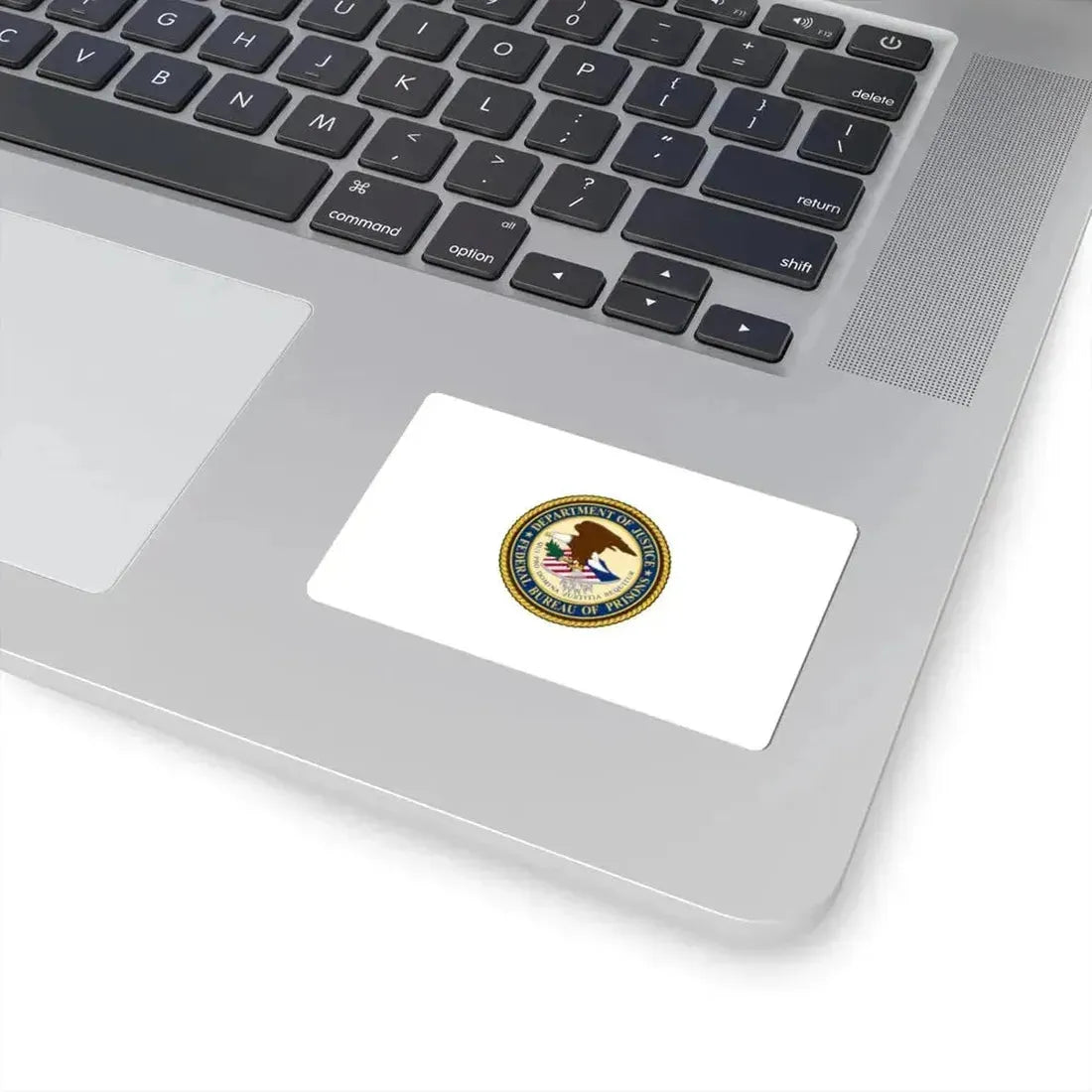 Flag of the United States Federal Bureau of Prisons (United States) STICKER Vinyl Kiss-Cut Decal - The Sticker Space