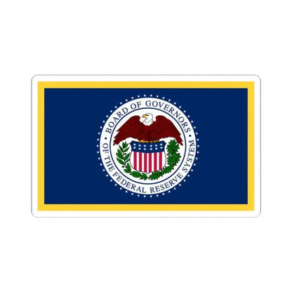 Flag of the United States Federal Reserve (United States) STICKER Vinyl Kiss-Cut Decal 2 Inch White - The Sticker Space
