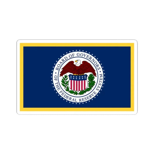 Flag of the United States Federal Reserve (United States) STICKER Vinyl Kiss-Cut Decal 2 Inch White - The Sticker Space