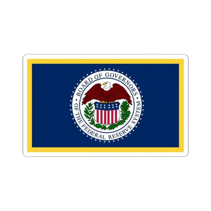 Flag of the United States Federal Reserve (United States) STICKER Vinyl Kiss-Cut Decal 6 Inch White - The Sticker Space