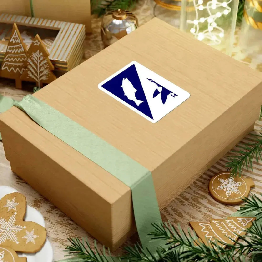 Flag of the United States Fish and Wildlife Service (United States) STICKER Vinyl Kiss-Cut Decal - The Sticker Space