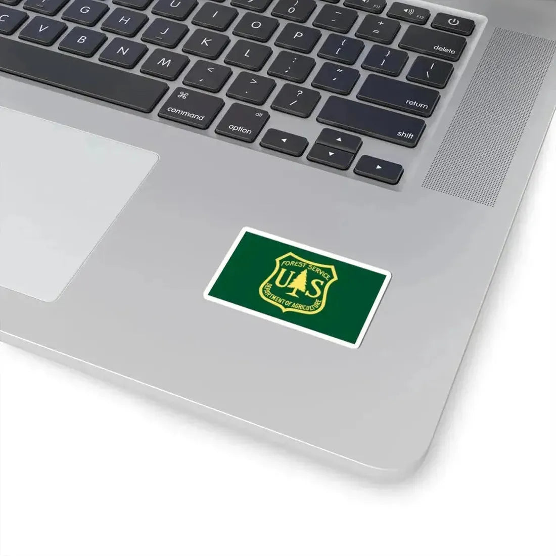 Flag of the United States Forest Service (United States) STICKER Vinyl Kiss-Cut Decal - The Sticker Space