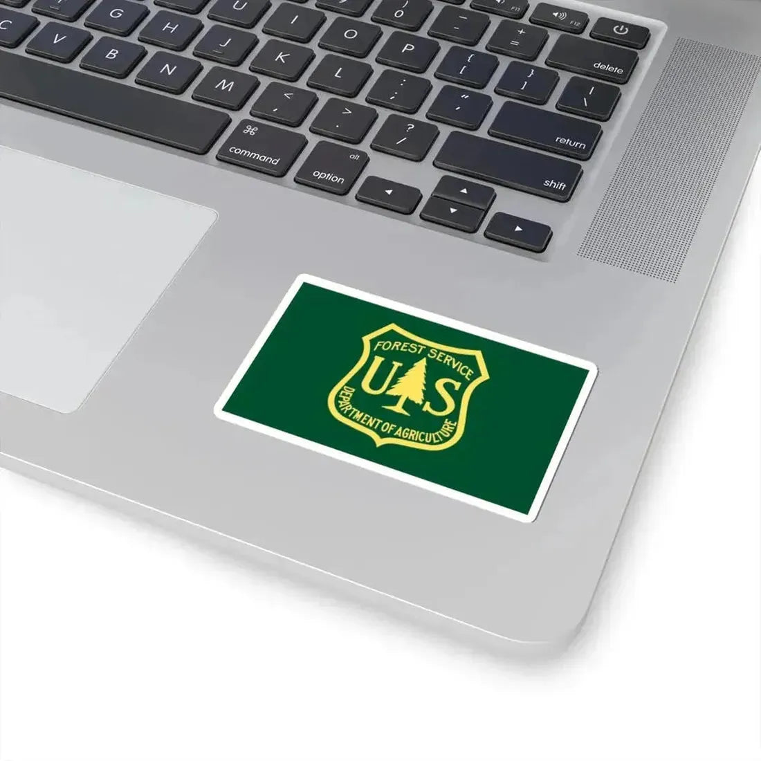 Flag of the United States Forest Service (United States) STICKER Vinyl Kiss-Cut Decal - The Sticker Space
