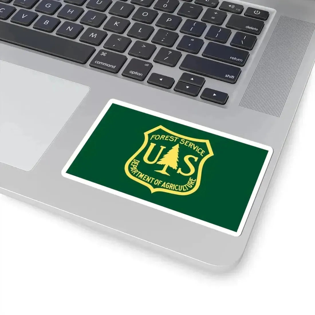 Flag of the United States Forest Service (United States) STICKER Vinyl Kiss-Cut Decal - The Sticker Space