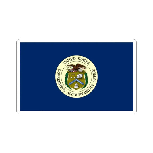 Flag of the United States Government Accountability Office (United States) STICKER Vinyl Kiss-Cut Decal 2 Inch White - The Sticker Space