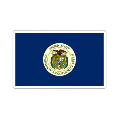 Flag of the United States Government Accountability Office (United States) STICKER Vinyl Kiss-Cut Decal 3 Inch White - The Sticker Space