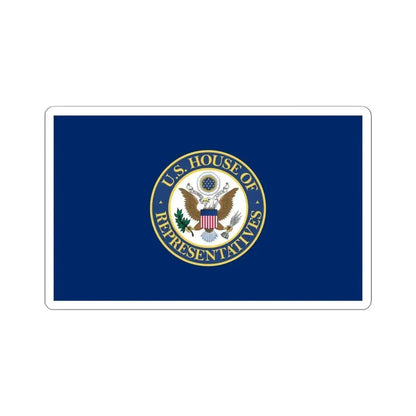 Flag of the United States House of Representatives (United States) STICKER Vinyl Kiss-Cut Decal 4 Inch White - The Sticker Space