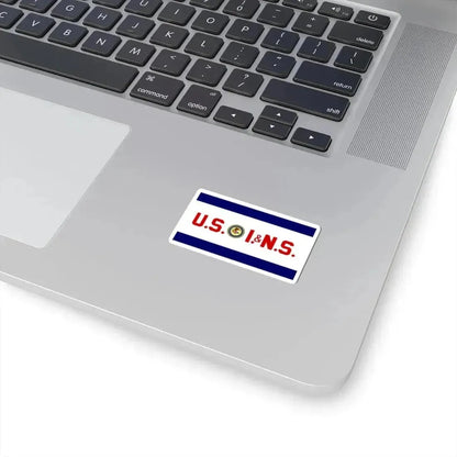 Flag of the United States Immigration and Naturalization Service (United States) STICKER Vinyl Kiss-Cut Decal - The Sticker Space