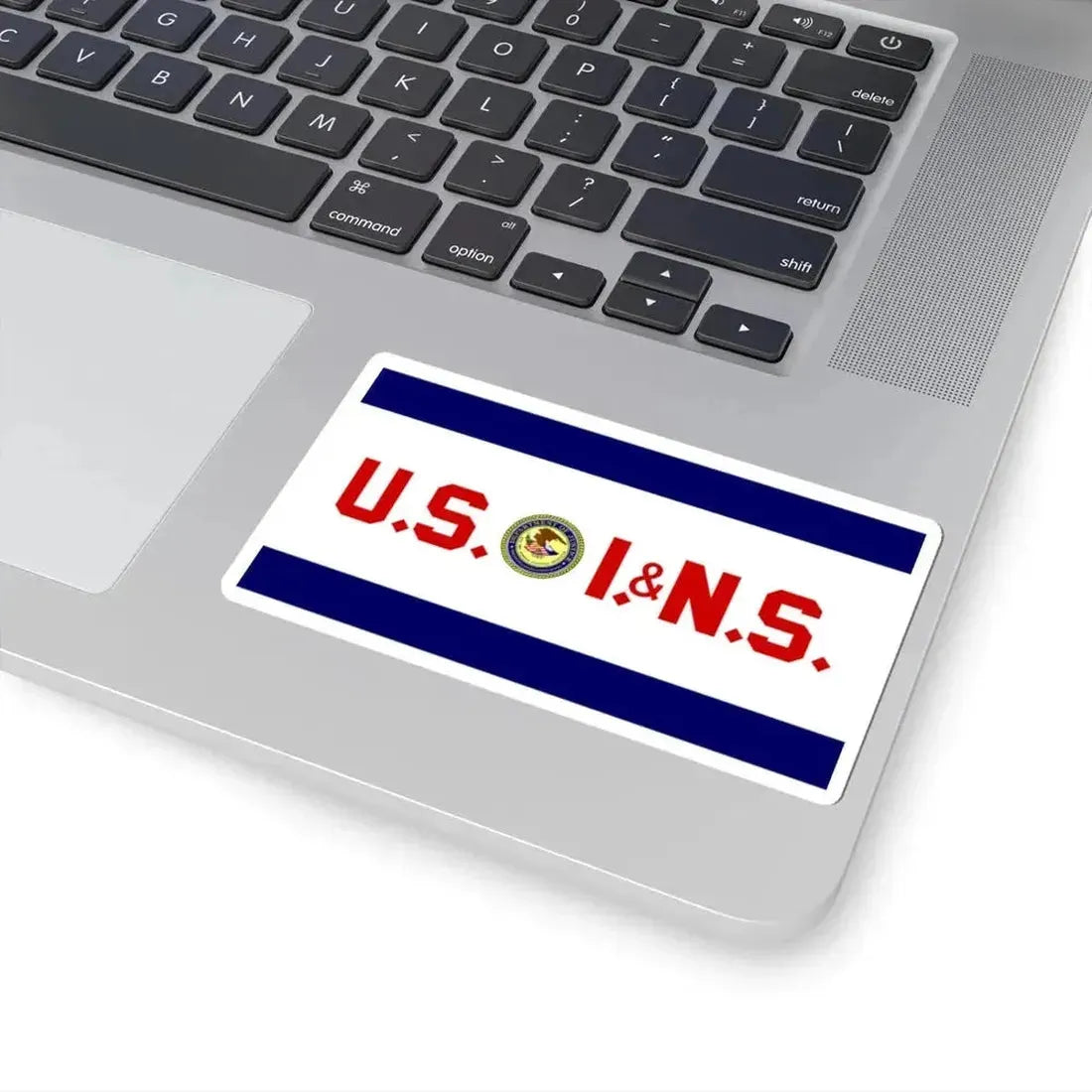 Flag of the United States Immigration and Naturalization Service (United States) STICKER Vinyl Kiss-Cut Decal - The Sticker Space