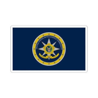 Flag of the United States Intelligence Community (United States) STICKER Vinyl Kiss-Cut Decal 2 Inch White - The Sticker Space