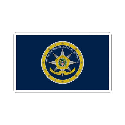 Flag of the United States Intelligence Community (United States) STICKER Vinyl Kiss-Cut Decal 3 Inch White - The Sticker Space