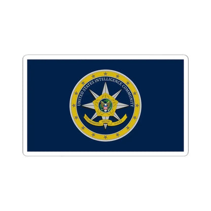 Flag of the United States Intelligence Community (United States) STICKER Vinyl Kiss-Cut Decal 4 Inch White - The Sticker Space