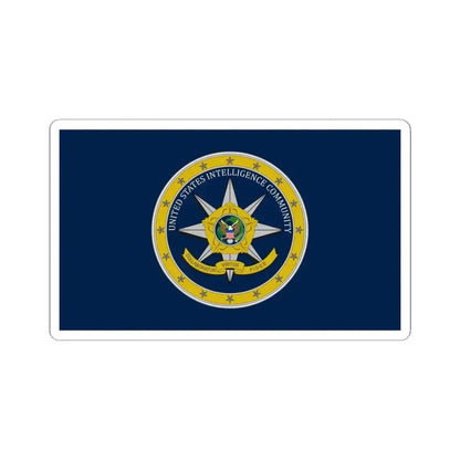 Flag of the United States Intelligence Community (United States) STICKER Vinyl Kiss-Cut Decal 6 Inch White - The Sticker Space