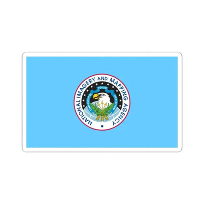 Flag of the United States National Imagery and Mapping Agency (United States) STICKER Vinyl Kiss-Cut Decal 2 Inch White - The Sticker Space
