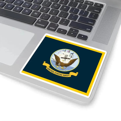 Flag of the United States Navy fringe (United States) STICKER Vinyl Kiss-Cut Decal - The Sticker Space