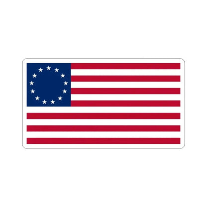 Flag of the United States of America 1777-1795 (United States) STICKER Vinyl Kiss-Cut Decal 6 Inch White - The Sticker Space