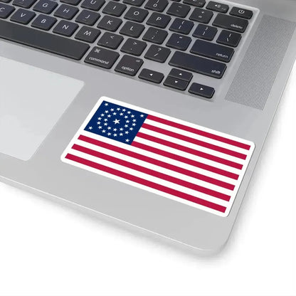Flag of the United States of America 1861-1863 (United States) STICKER Vinyl Kiss-Cut Decal - The Sticker Space