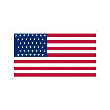 Flag of the United States of America 1890-1891 (United States) STICKER Vinyl Kiss-Cut Decal 3 Inch White - The Sticker Space