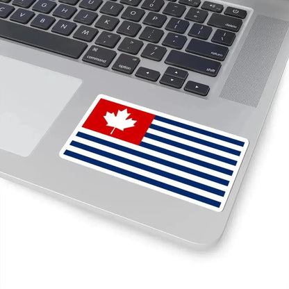 Flag of the United States of Canada (United States) STICKER Vinyl Kiss-Cut Decal - The Sticker Space