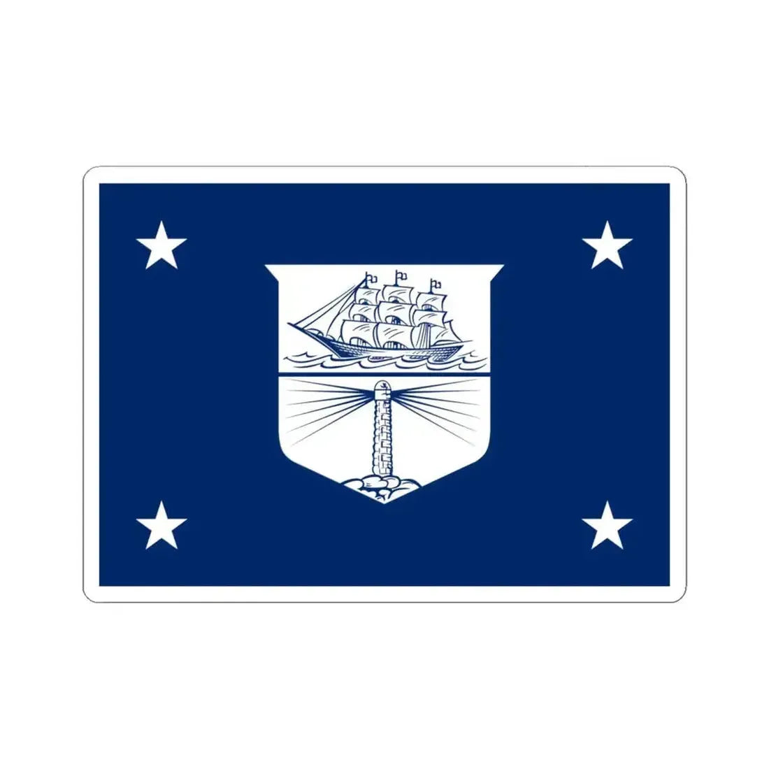 Flag of the United States Secretary of Commerce (United States) STICKER Vinyl Kiss-Cut Decal 6 Inch White - The Sticker Space