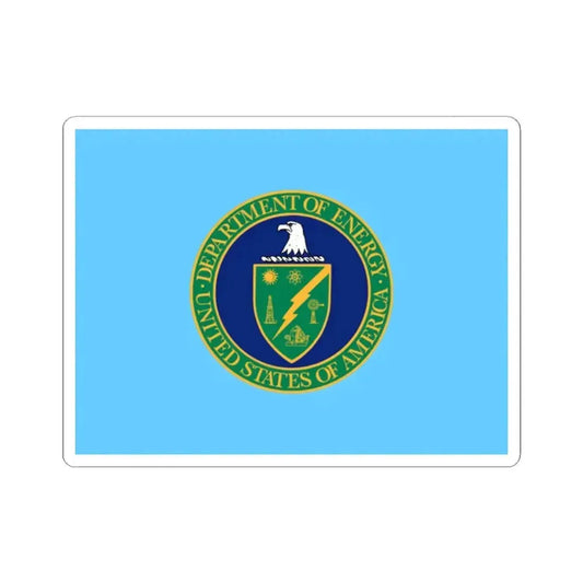 Flag of the United States Secretary of Energy (United States) STICKER Vinyl Kiss-Cut Decal 2 Inch White - The Sticker Space