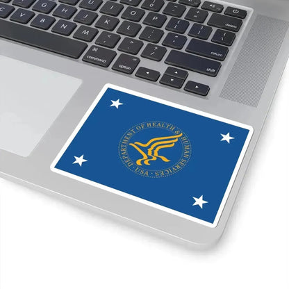 Flag of the United States Secretary of Health and Human Services (United States) STICKER Vinyl Kiss-Cut Decal - The Sticker Space