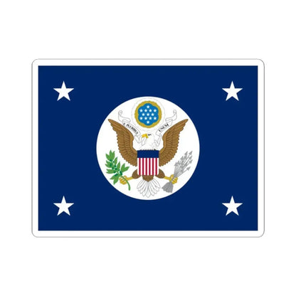 Flag of the United States Secretary of State (United States) STICKER Vinyl Kiss-Cut Decal 2 Inch White - The Sticker Space