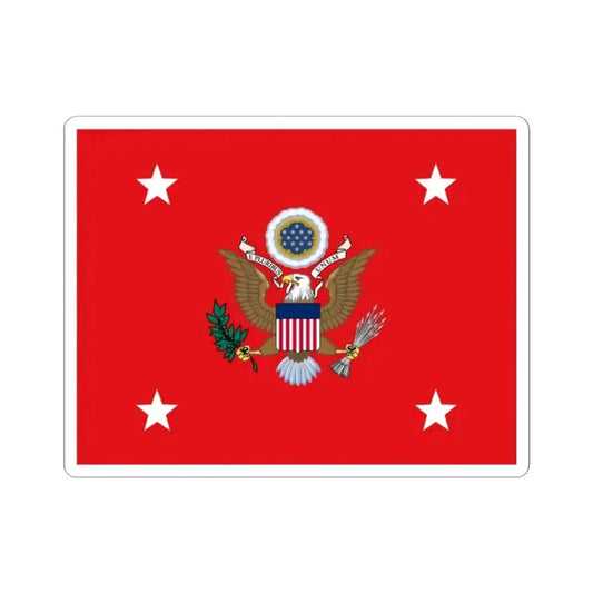 Flag of the United States Secretary of the Army (United States) STICKER Vinyl Kiss-Cut Decal 2 Inch White - The Sticker Space