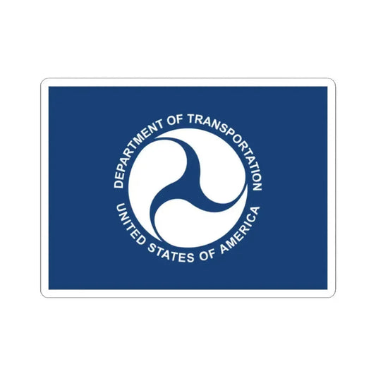 Flag of the United States Secretary of Transportation (United States) STICKER Vinyl Kiss-Cut Decal 2 Inch White - The Sticker Space