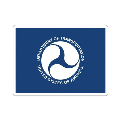 Flag of the United States Secretary of Transportation (United States) STICKER Vinyl Kiss-Cut Decal 4 Inch White - The Sticker Space