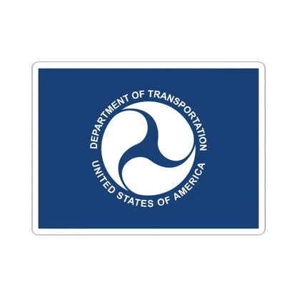 Flag of the United States Secretary of Transportation (United States) STICKER Vinyl Kiss-Cut Decal 6 Inch White - The Sticker Space