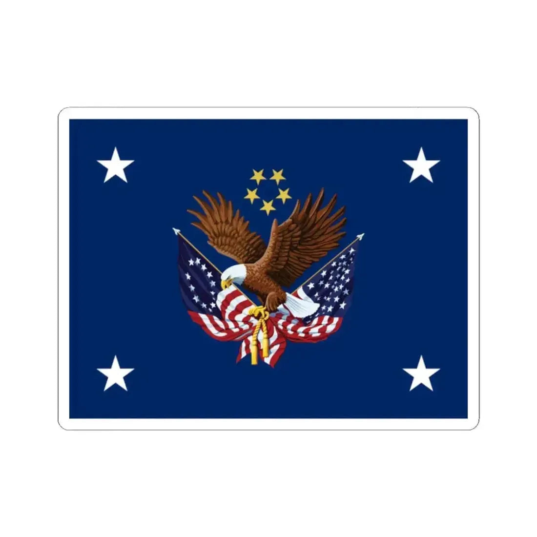 Flag of the United States Secretary of Veterans Affairs (United States) STICKER Vinyl Kiss-Cut Decal 2 Inch White - The Sticker Space