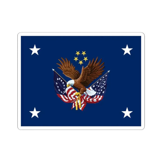 Flag of the United States Secretary of Veterans Affairs (United States) STICKER Vinyl Kiss-Cut Decal 2 Inch White - The Sticker Space