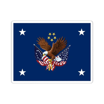 Flag of the United States Secretary of Veterans Affairs (United States) STICKER Vinyl Kiss-Cut Decal 3 Inch White - The Sticker Space