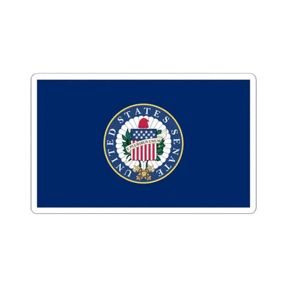 Flag of the United States Senate (United States) STICKER Vinyl Kiss-Cut Decal 4 Inch White - The Sticker Space