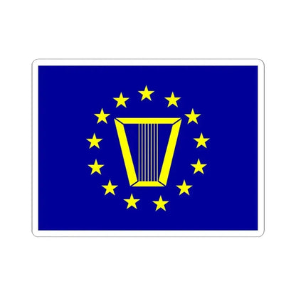 Flag of the United States Senior Executive Service (United States) STICKER Vinyl Kiss-Cut Decal 3 Inch White - The Sticker Space