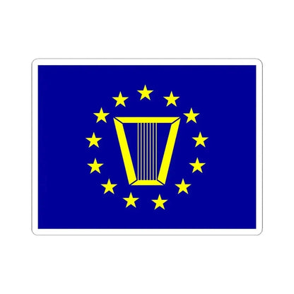 Flag of the United States Senior Executive Service (United States) STICKER Vinyl Kiss-Cut Decal 4 Inch White - The Sticker Space