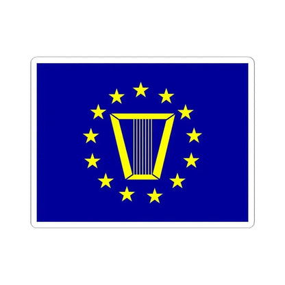 Flag of the United States Senior Executive Service (United States) STICKER Vinyl Kiss-Cut Decal 6 Inch White - The Sticker Space