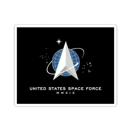 Flag of the United States Space Force (United States) STICKER Vinyl Kiss-Cut Decal 2 Inch White - The Sticker Space
