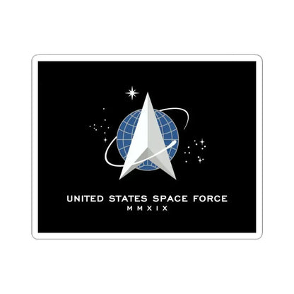 Flag of the United States Space Force (United States) STICKER Vinyl Kiss-Cut Decal 6 Inch White - The Sticker Space