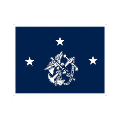 Flag of the United States Surgeon General v1 (United States) STICKER Vinyl Kiss-Cut Decal 3 Inch White - The Sticker Space