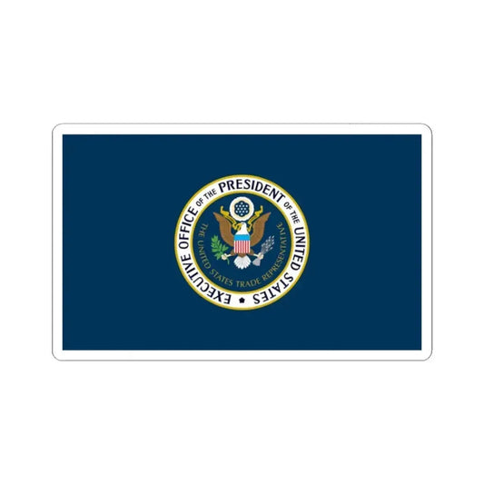 Flag of the United States Trade Representative (United States) STICKER Vinyl Kiss-Cut Decal 2 Inch White - The Sticker Space
