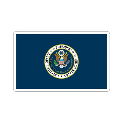 Flag of the United States Trade Representative (United States) STICKER Vinyl Kiss-Cut Decal 3 Inch White - The Sticker Space