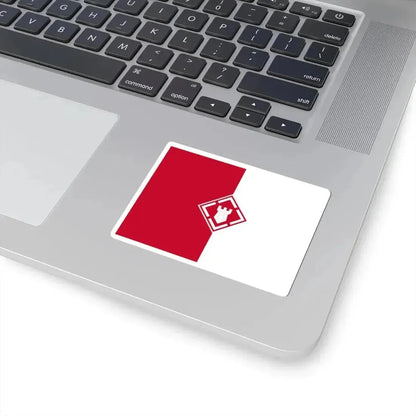 Flag of the U.S. Army 20th Engineer Brigade (United States) STICKER Vinyl Kiss-Cut Decal - The Sticker Space