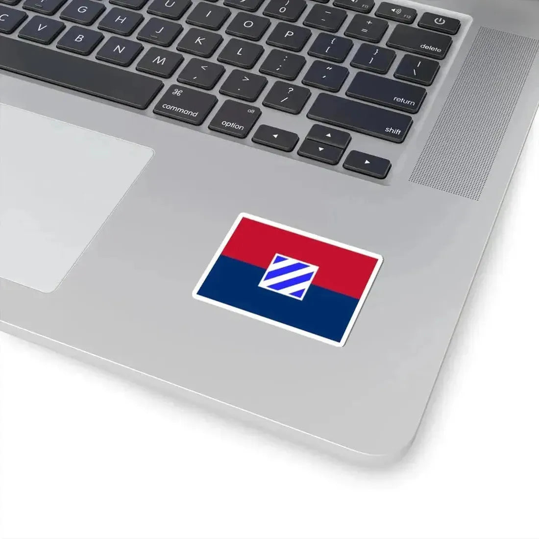 Flag of the U.S. Army 3rd Infantry Division (United States) STICKER Vinyl Kiss-Cut Decal - The Sticker Space