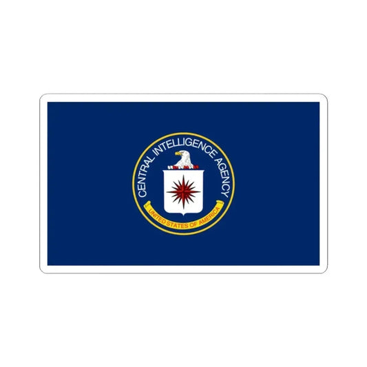 Flag of the U.S. Central Intelligence Agency (United States) STICKER Vinyl Kiss-Cut Decal 2 Inch White - The Sticker Space