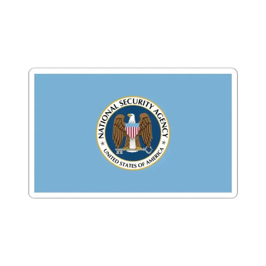 Flag of the U.S. National Security Agency (United States) STICKER Vinyl Kiss-Cut Decal 2 Inch White - The Sticker Space