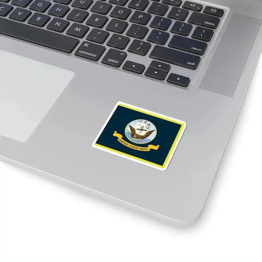Flag of the U.S. Navy fringed (United States) STICKER Vinyl Kiss-Cut Decal - The Sticker Space