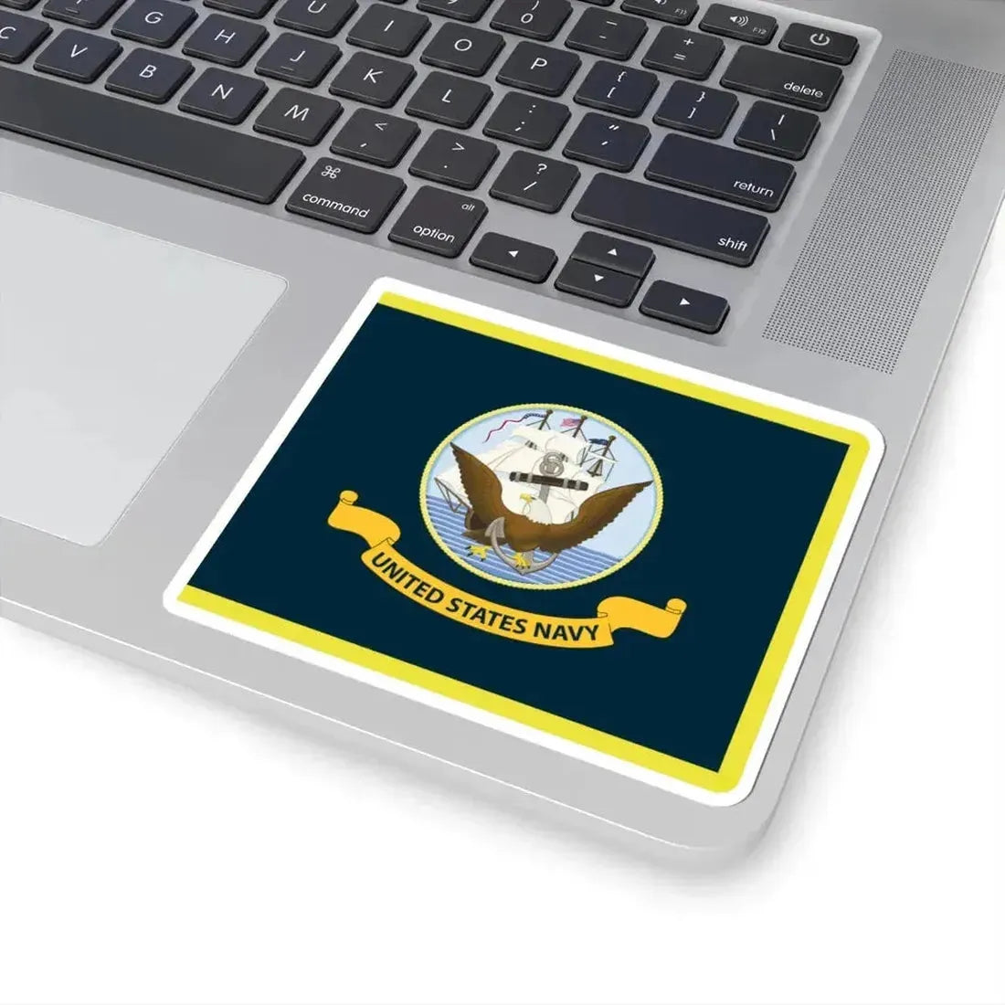 Flag of the U.S. Navy fringed (United States) STICKER Vinyl Kiss-Cut Decal - The Sticker Space