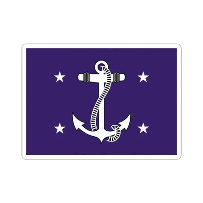 Flag of the US Secretary of the Navy (United States) STICKER Vinyl Kiss-Cut Decal 2 Inch White - The Sticker Space